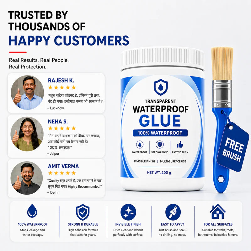 LeakGuard™ Waterproof Sealant Glue | Buy 1 Get 1 FREE + Free Brush "