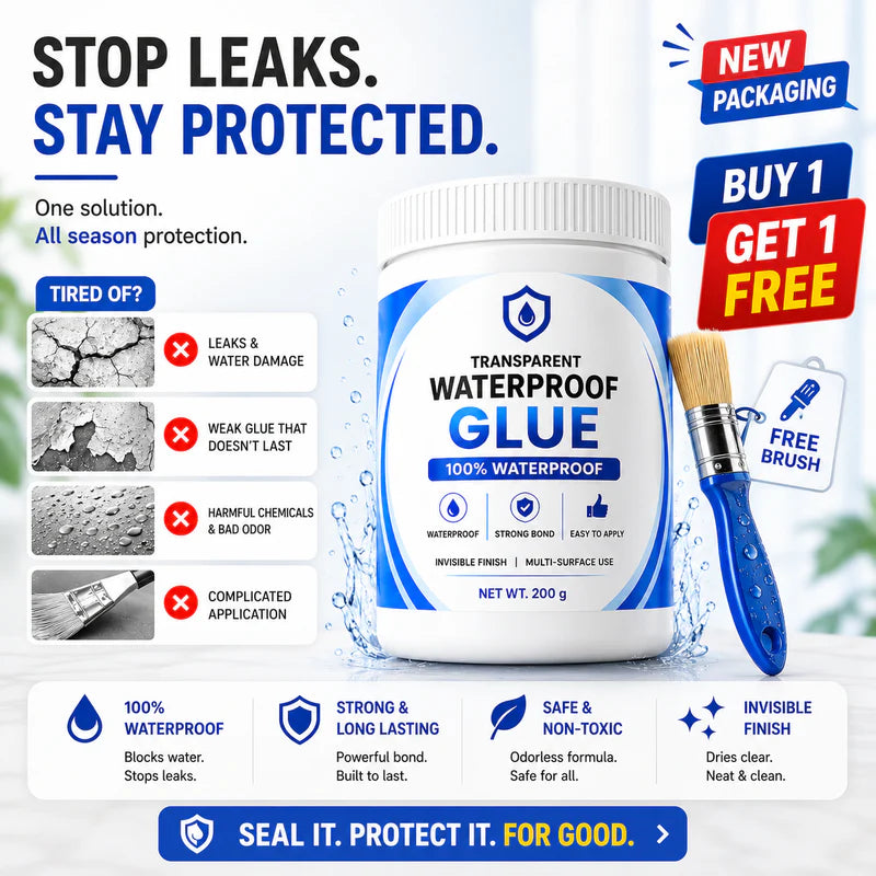 LeakGuard™ Waterproof Sealant Glue | Buy 1 Get 1 FREE + Free Brush "