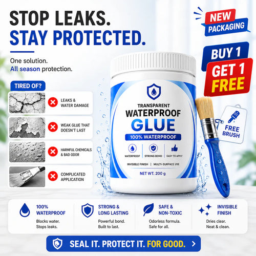 LeakGuard™ Waterproof Sealant Glue | Buy 1 Get 1 FREE + Free Brush "