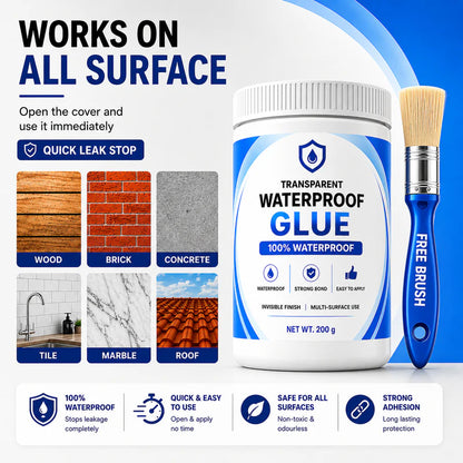 LeakGuard™ Waterproof Sealant Glue | Buy 1 Get 1 FREE + Free Brush "