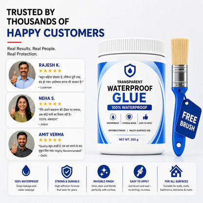 LeakGuard™ Waterproof Sealant Glue | Buy 1 Get 1 FREE + Free Brush "